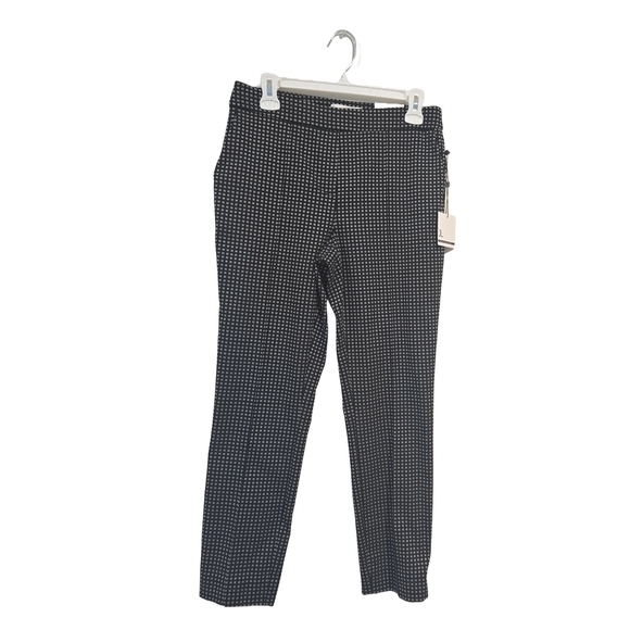 Jules & Leopold Black and White Tapered Trousers - Picture 1 of 8